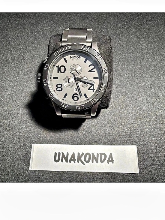 Nixon Other - Nixon The 51-30 CHRONO Gunmetal 300m Analogue Divers Stainless Steel Men's watch